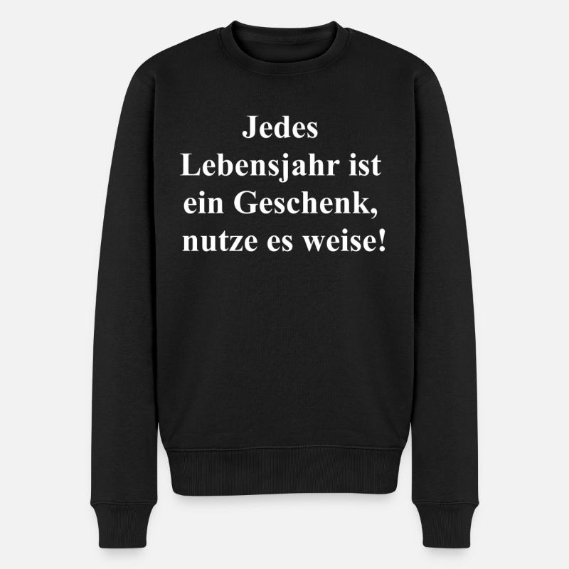 porte-bonheur - Pull Premium bio Homme - noir