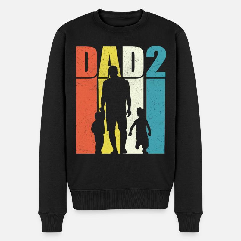 Papa - Pull Premium bio Homme - noir