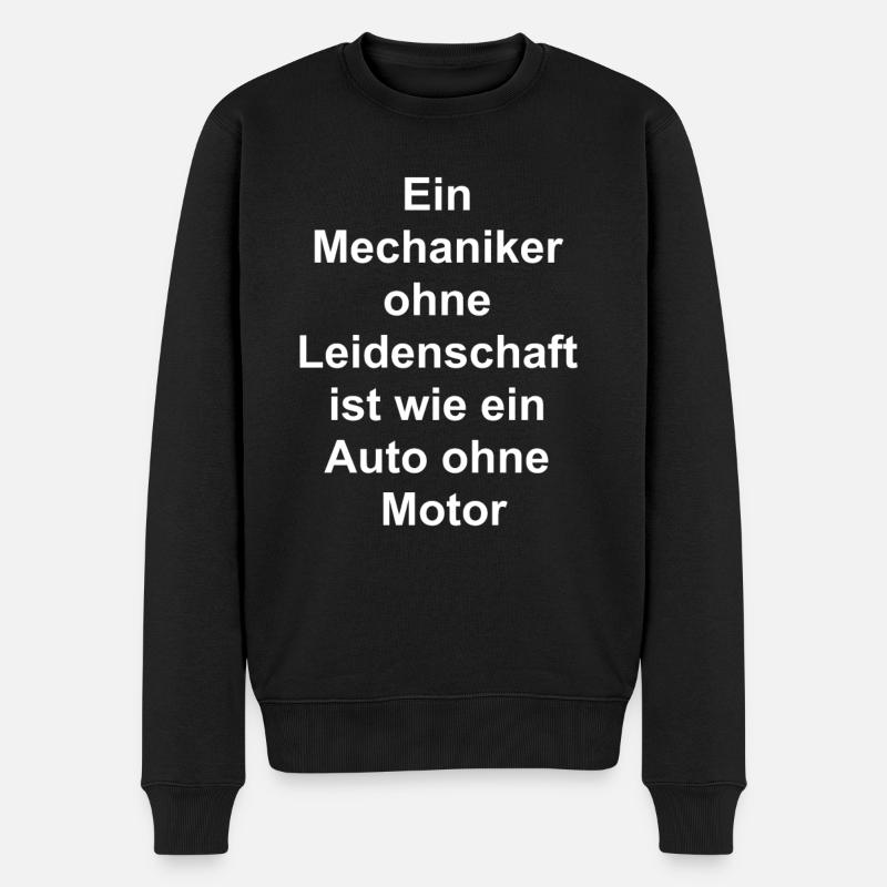 Cadeau pour mécanicien - Pull Premium bio Homme - noir