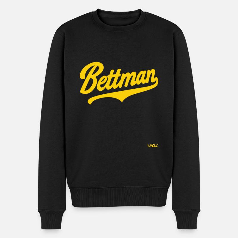 Bettman - Pull Premium bio Homme - noir