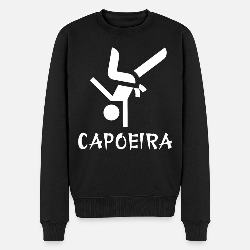 Capoeira - Pull Premium bio Homme - noir