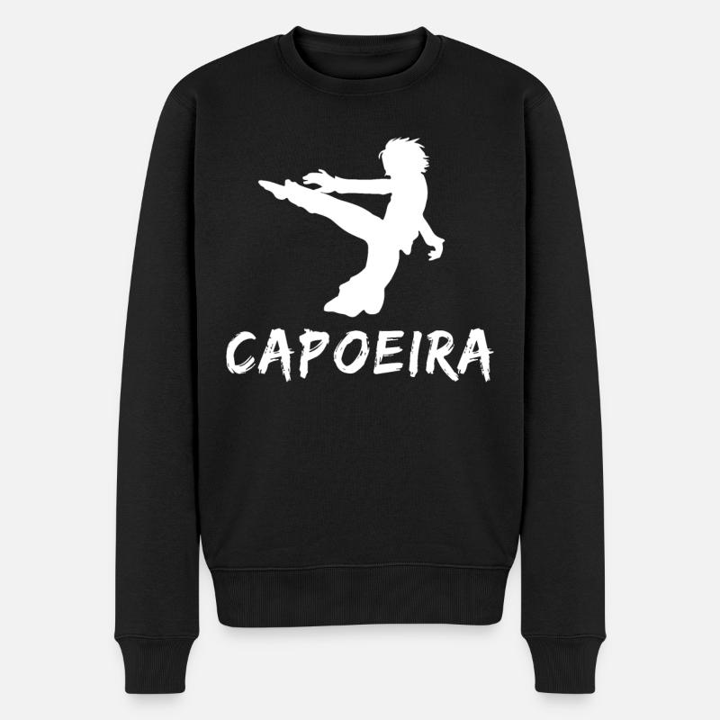 Capoeira - Pull Premium bio Homme - noir