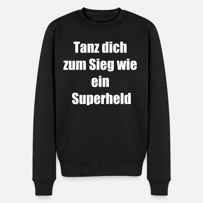 Superhero Dance Geschenk - Männer Premium Bio Pullover - Schwarz