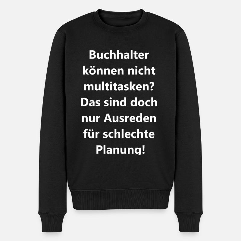 Cadeau multitâche comptable - Pull Premium bio Homme - noir