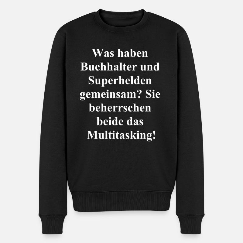 Don pour comptable - Pull Premium bio Homme - noir