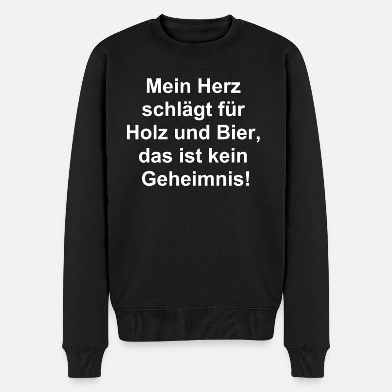 Lustiges Schreiner-Geschenk - Männer Premium Bio Pullover - Schwarz