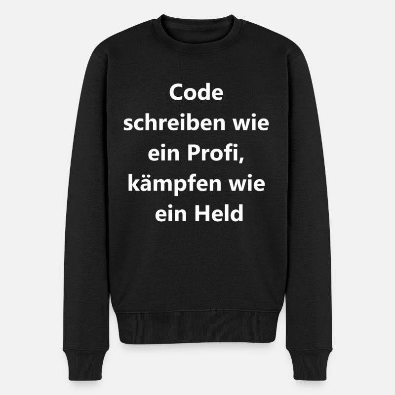 Informatiker Geschenk - Männer Premium Bio Pullover - Schwarz