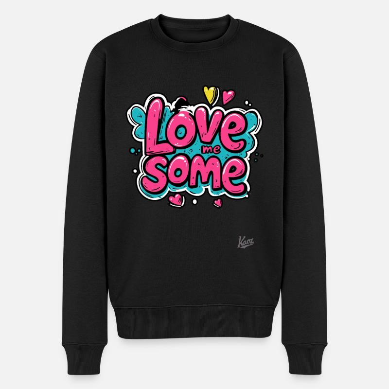 Aimez-moi ceci - Pull Premium bio Homme - noir