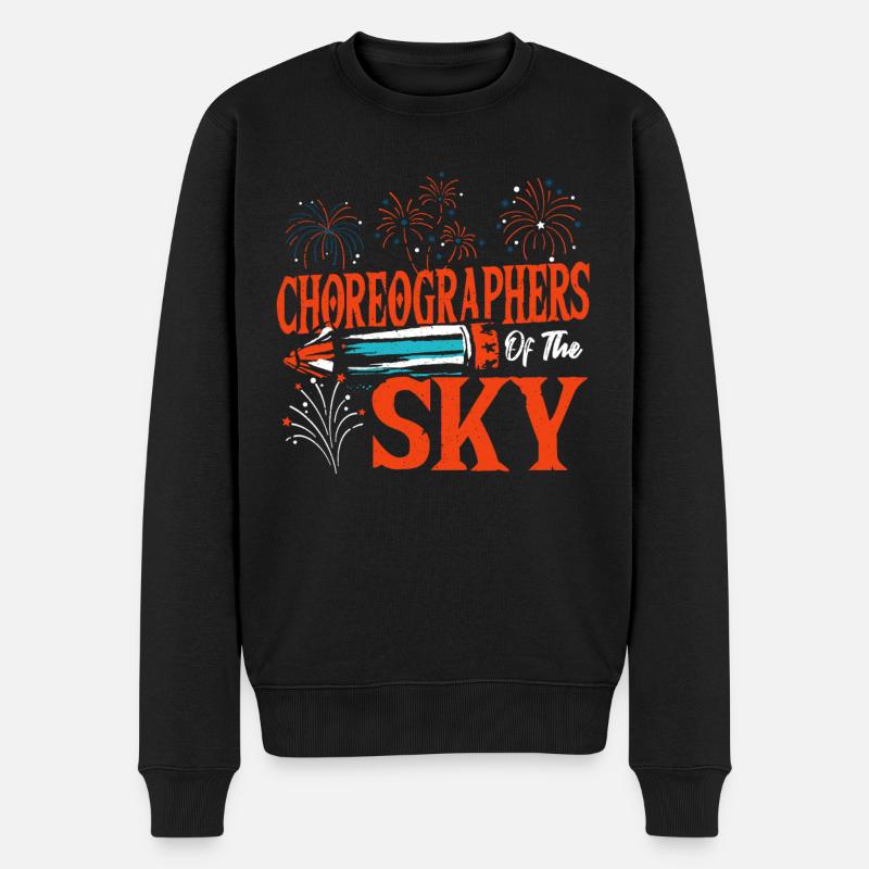 Fireworks Fire Marshal Pyro Crew - Männer Premium Bio Pullover - Schwarz