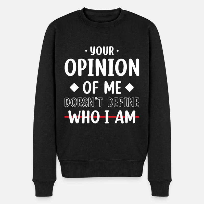 Motivation, Journal, Quotidien, Anniversaire, - Pull Premium bio Homme - noir