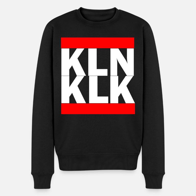 Köln Kalk Cologne - Männer Premium Bio Pullover - Schwarz