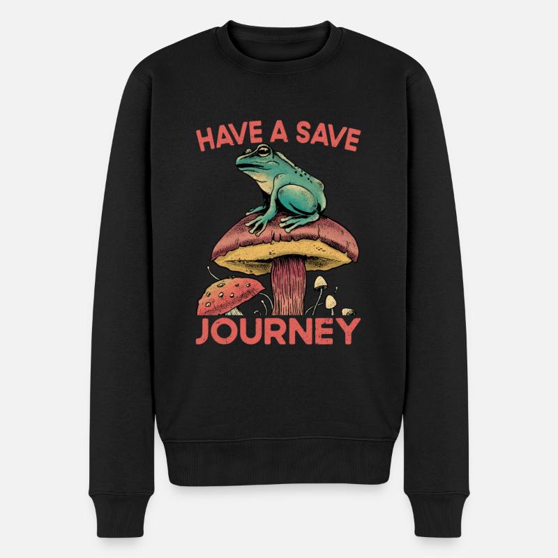 Have a save trip, Mushroom - Pull Premium bio Homme - noir