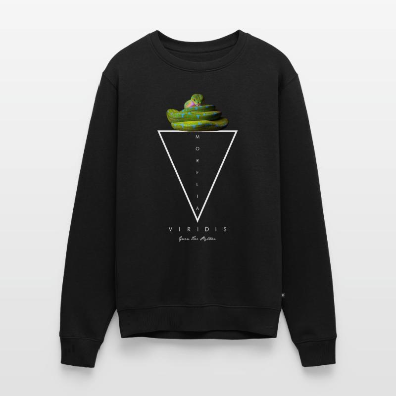 Arbre vert Python Géométrique moderne Pull Premium bio Homme