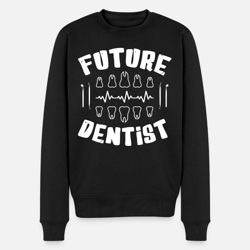 futurDentiste - Pull Premium bio Homme - noir