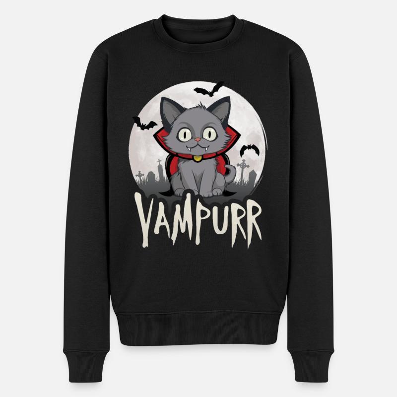 Vampurr - Pull Premium bio Homme - noir