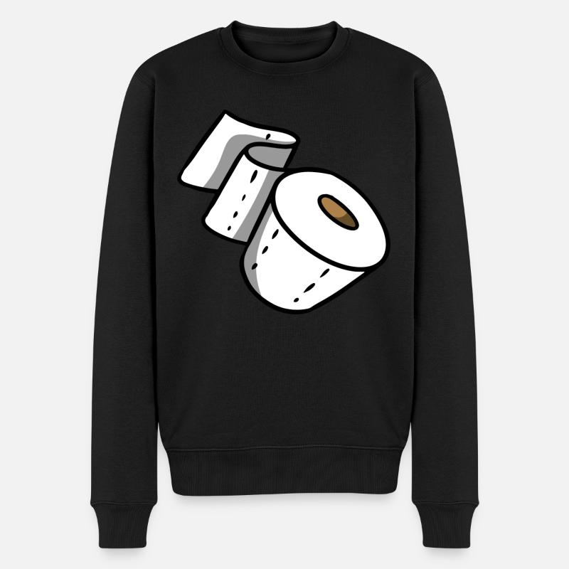 Papier toilette - Pull Premium bio Homme - noir