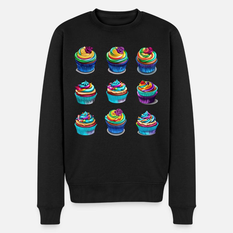 Tartelettes muffins - Pull Premium bio Homme - noir