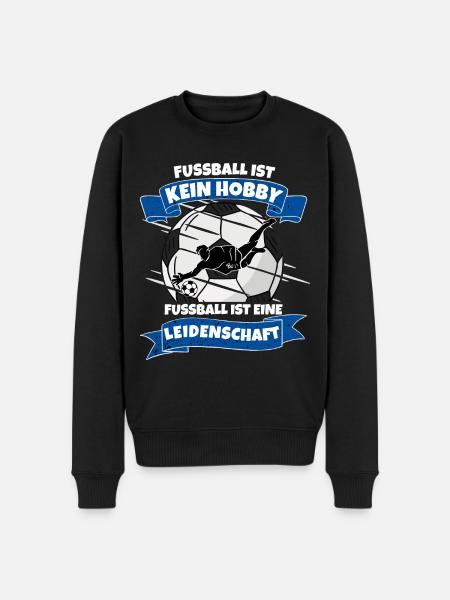 Fußball Torwart - Männer Premium Bio Pullover - Schwarz