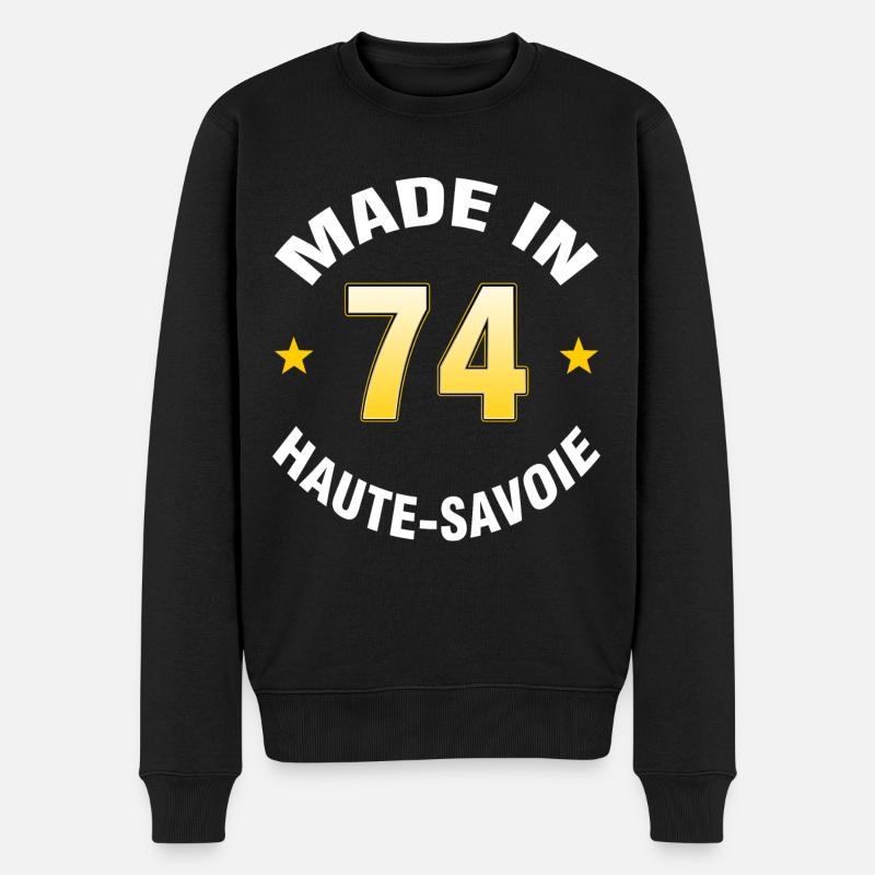 Haute Savoie - Pull Premium bio Homme - noir