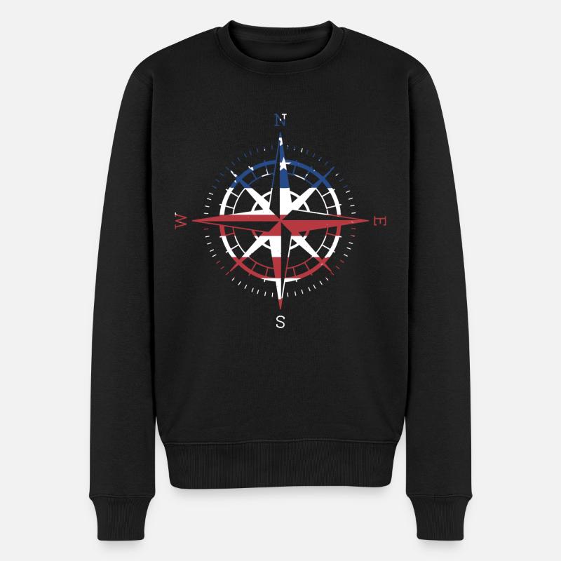 Geocacher Us Flag Geocaching - Pull Premium bio Homme - noir