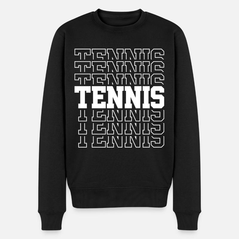 Tennis - Pull Premium bio Homme - noir