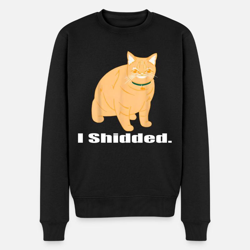 J’ai évité drôle d’amoureux des chats - Pull Premium bio Homme - noir