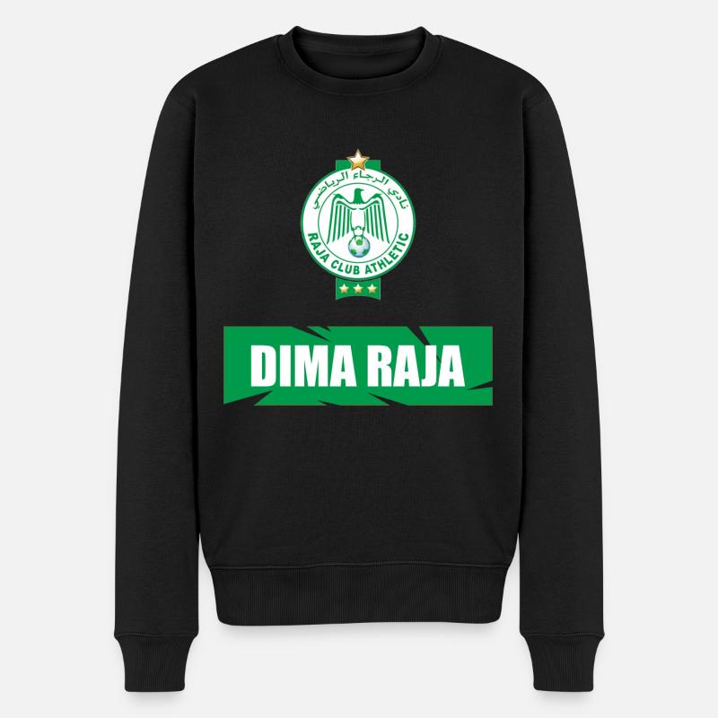 DIMA RAJA - Pull Premium bio Homme - noir