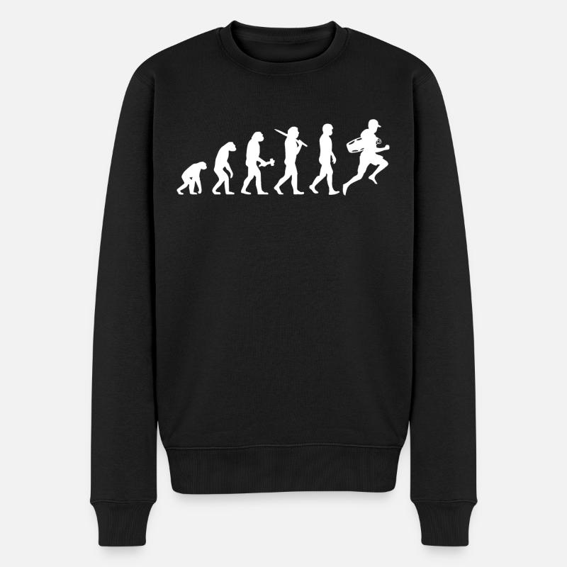 Rettungsschwimmer Rettungsschwimmen Evolution - Männer Premium Bio Pullover - Schwarz