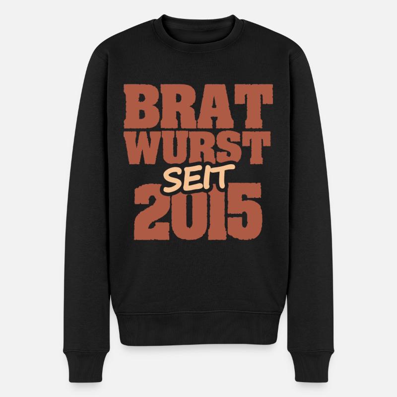 Barbecue 2015 - Männer Premium Bio Pullover - Schwarz