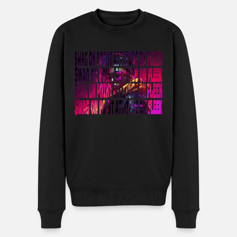 Swag sur l’attitude de point sur fleek - Pull Premium bio Homme - noir