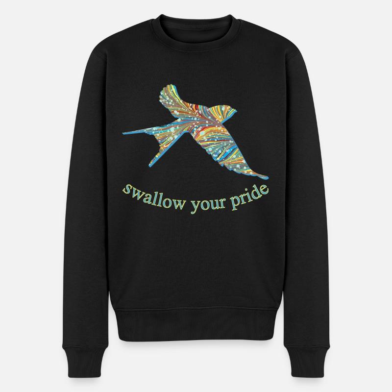 schwalbe e 201 - Männer Premium Bio Pullover - Schwarz