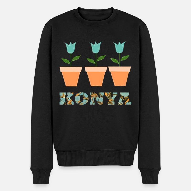 Konya E 204 - Pull Premium bio Homme - noir