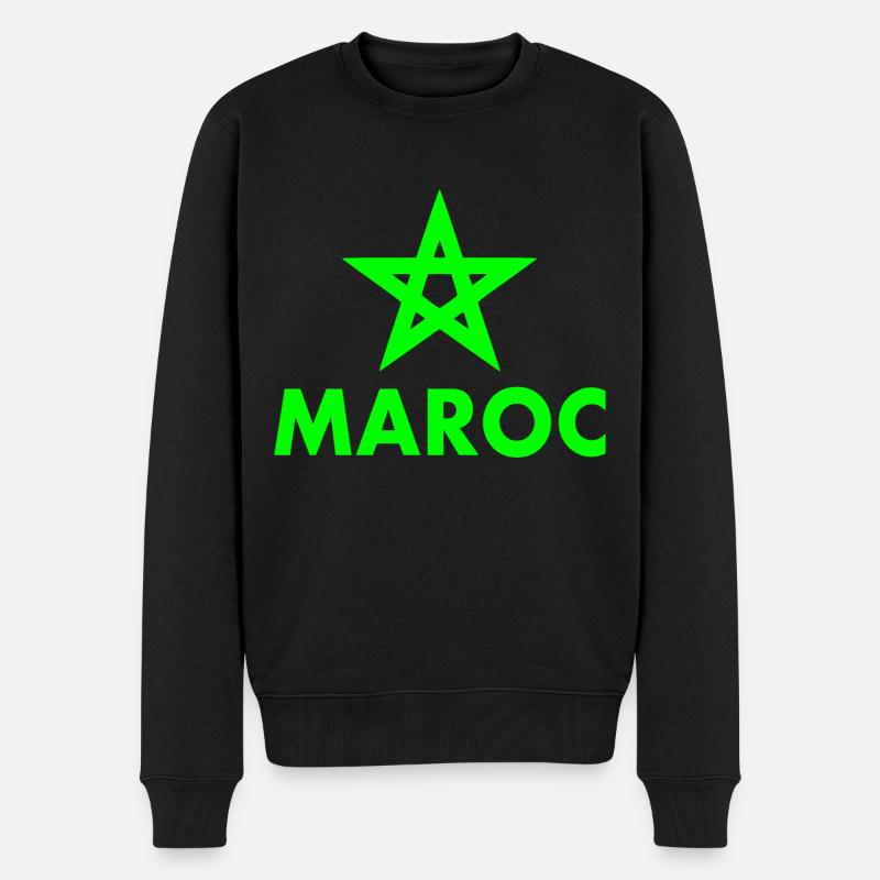 Maroc - Pull Premium bio Homme - noir