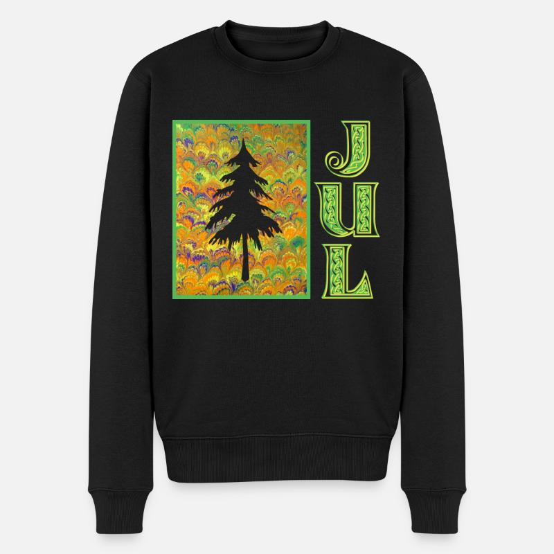 jul e 258 - Männer Premium Bio Pullover - Schwarz