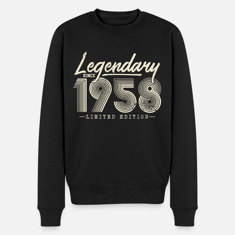 Legendary since 1958 - Men's Premium Organic Jumper - black