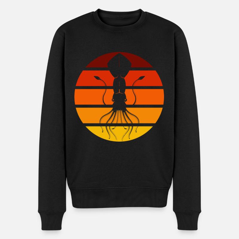 Krake - Pull Premium bio Homme - noir