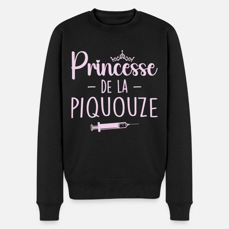 Princesse De La Piquouze - Pull Premium bio Homme - noir