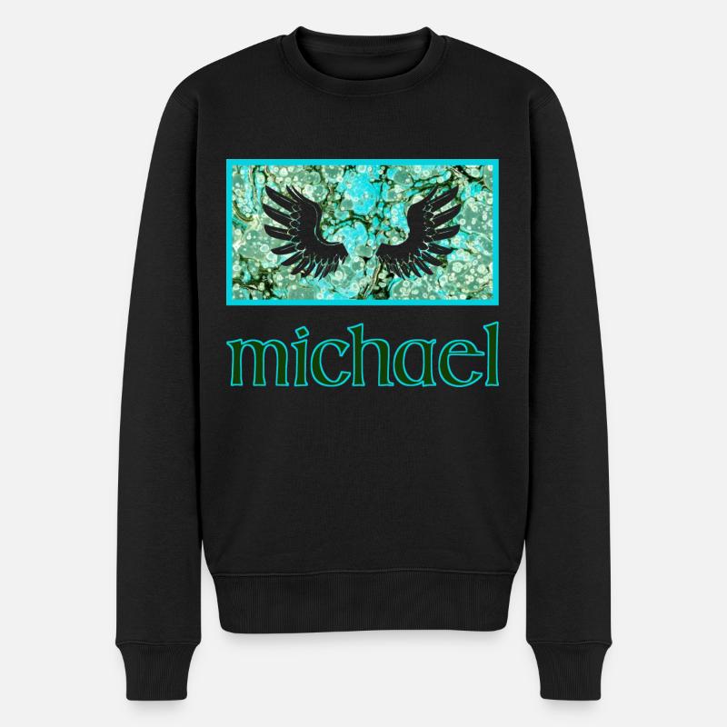 michel e 248 - Pull Premium bio Homme - noir