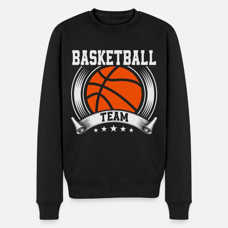 Équipe de basket-ball - Pull Premium bio Homme - noir