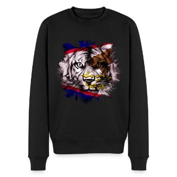 Amerikanisch-Samoa - Männer Premium Bio Pullover - Schwarz - Vorne - Nico (187cm)