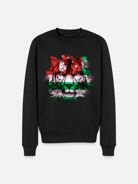 Abkhazie - Pull Premium bio Homme - noir