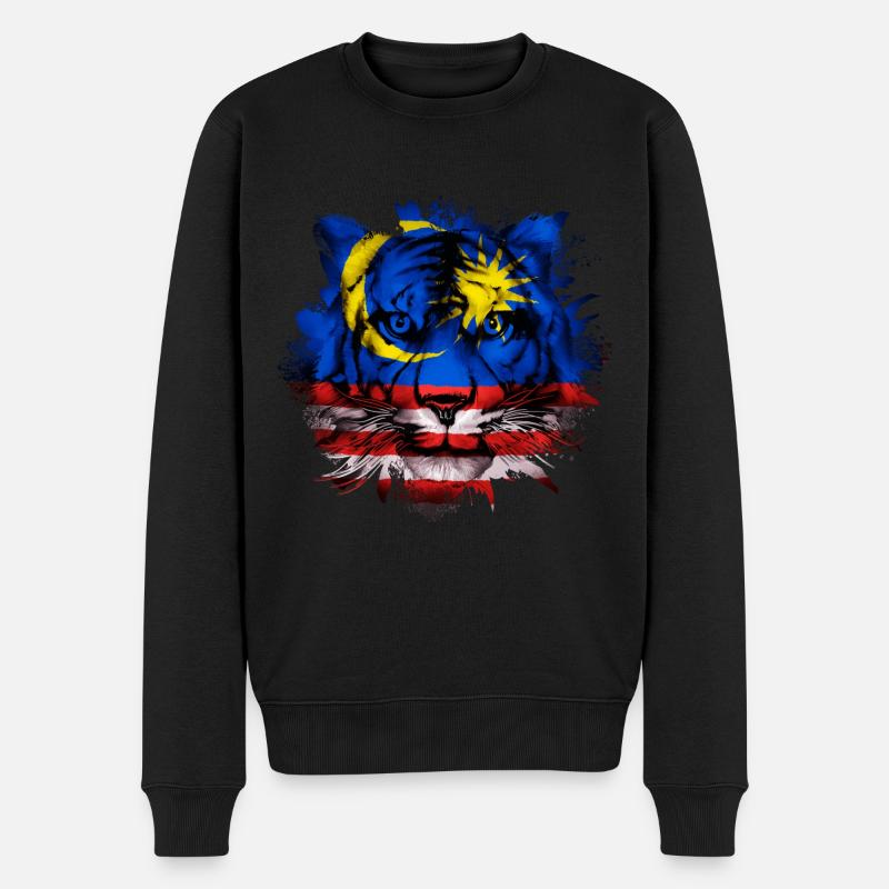 Malaisie - Pull Premium bio Homme - noir