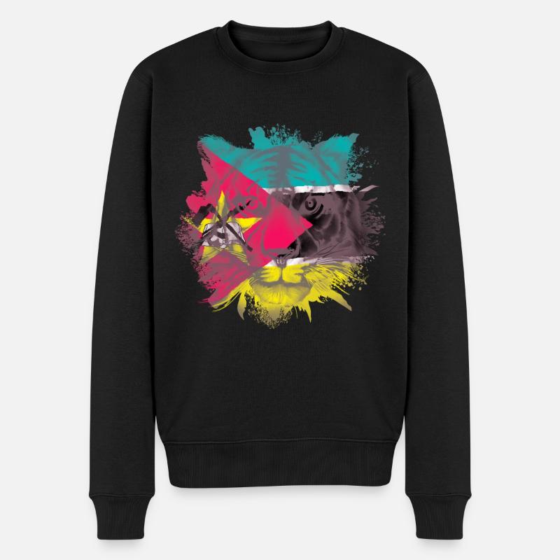Mozambique - Pull Premium bio Homme - noir