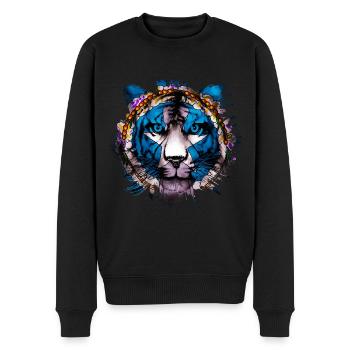 Mariannes du Nord (Îles) - Pull Premium bio Homme - noir - Devant - Nico (187cm)
