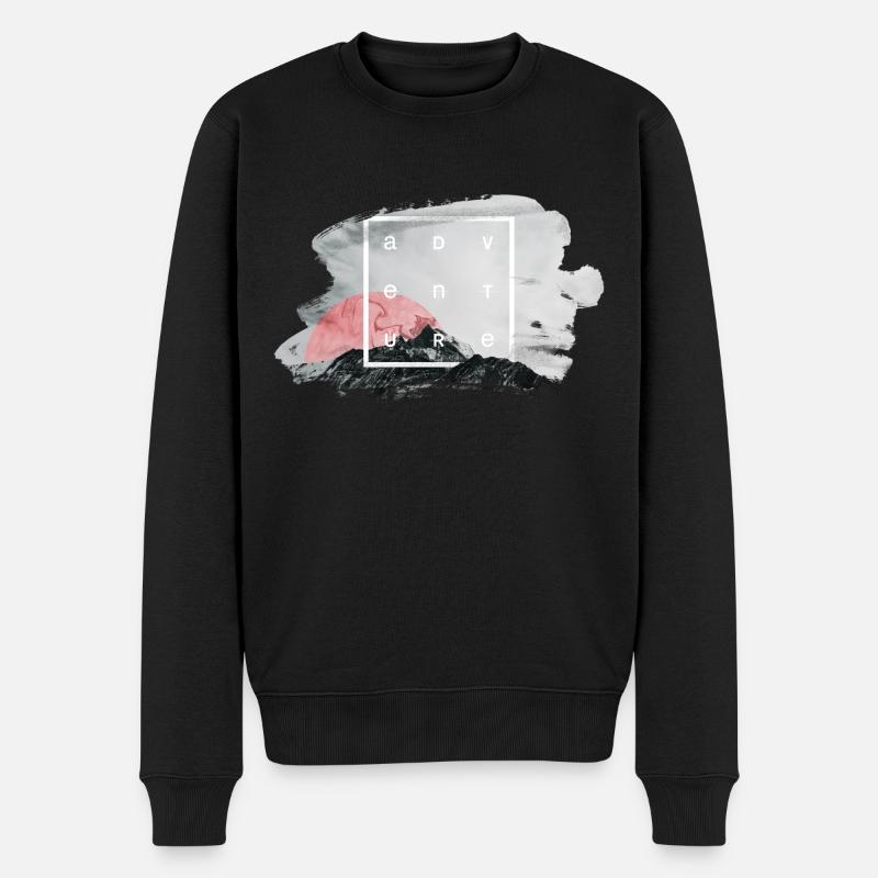 Adventure - Pull Premium bio Homme - noir