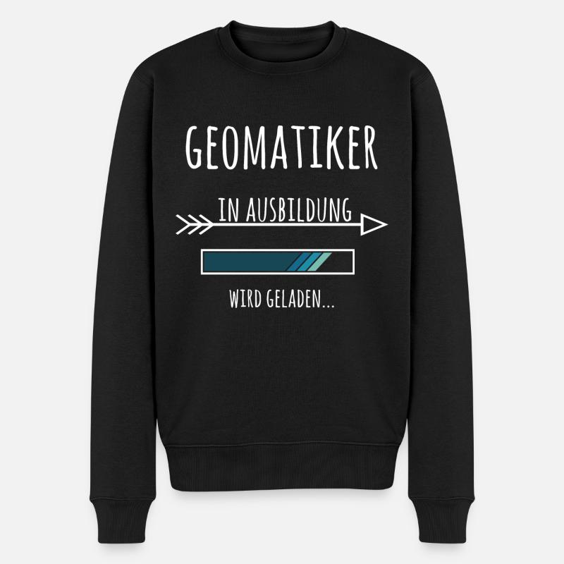 Geomatiker Ausbildung Beruf Geschenk - Männer Premium Bio Pullover - Schwarz