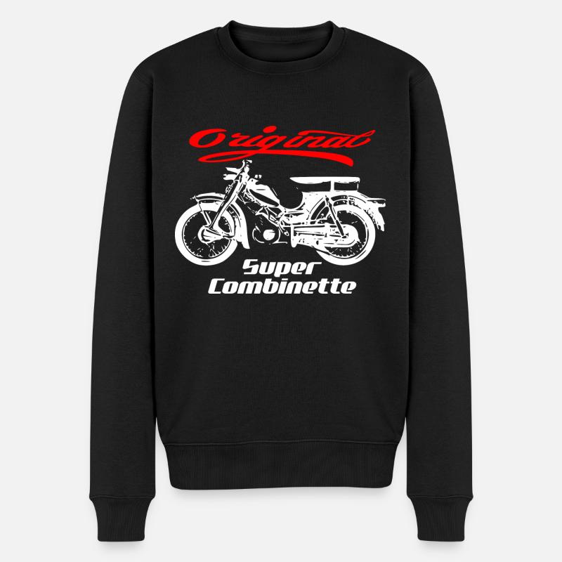 Zündapp Super Cobinette Moped Kult - Männer Premium Bio Pullover - Schwarz