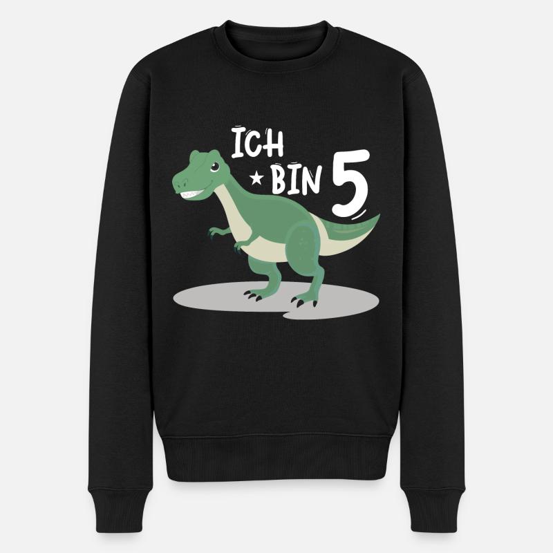 Perfektes Design für Jungen und Mädchen - Männer Premium Bio Pullover - Schwarz