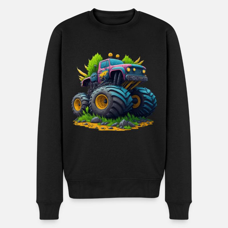Monstertruck Monster Truck - Pull Premium bio Homme - noir