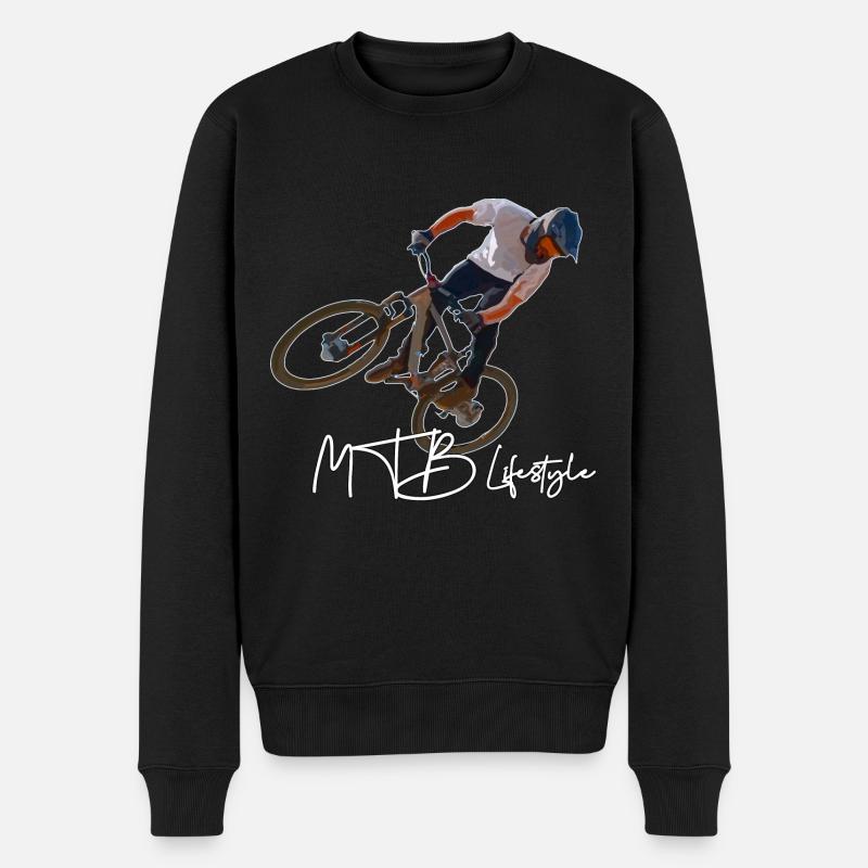 VTT VTT vélo cool VTT - Pull Premium bio Homme - noir